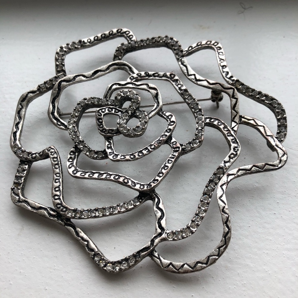 Massive Statement Vintage Brutalist Modernist Flo… - image 4